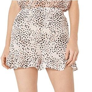 BCBG Maxazria Pink Rose Animal Print Shorts NWT